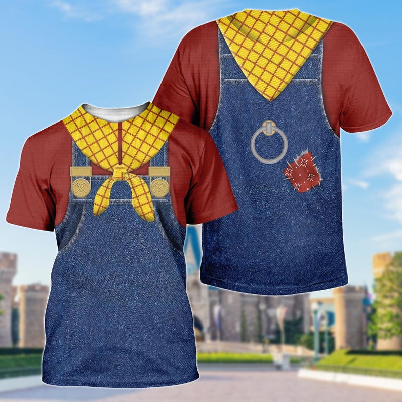 Woody Toy Story Costume 3D Tshirt, Toy Story Cowboy Hoodie, Pixar Cosplay 3D Shirt, Halloween Cosplay 3D Gift, Gift For Halloween