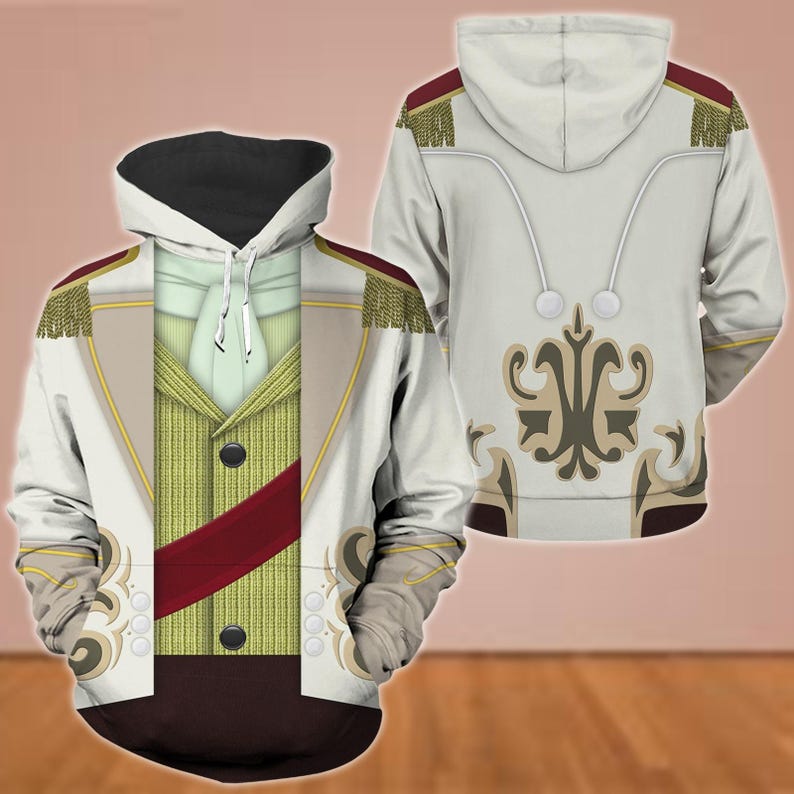 Prince Hans Hoodie, Frozen Disney Prince Sweatshirt, Halloween Cosplay Outfit, Frozen 3D Costume Hoodie, Halloween Costume Gift
