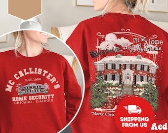 McCallister Weihnachts-Sweatshirt, Home Seoceh Weihnachten Sweatshirt, allein zu Hause Kevin Shirt, Vintage Weihnachts-T-Shirt, Urlaub Sweatshirt, Weihnachtsgeschenk