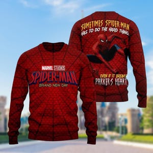 Spider Man Brand New Day 3D T-Shirt, Marvel Superhero Shirt, Spider Man Graphic Tee, Comic Hoodie, Brand New Day Sweatshirt