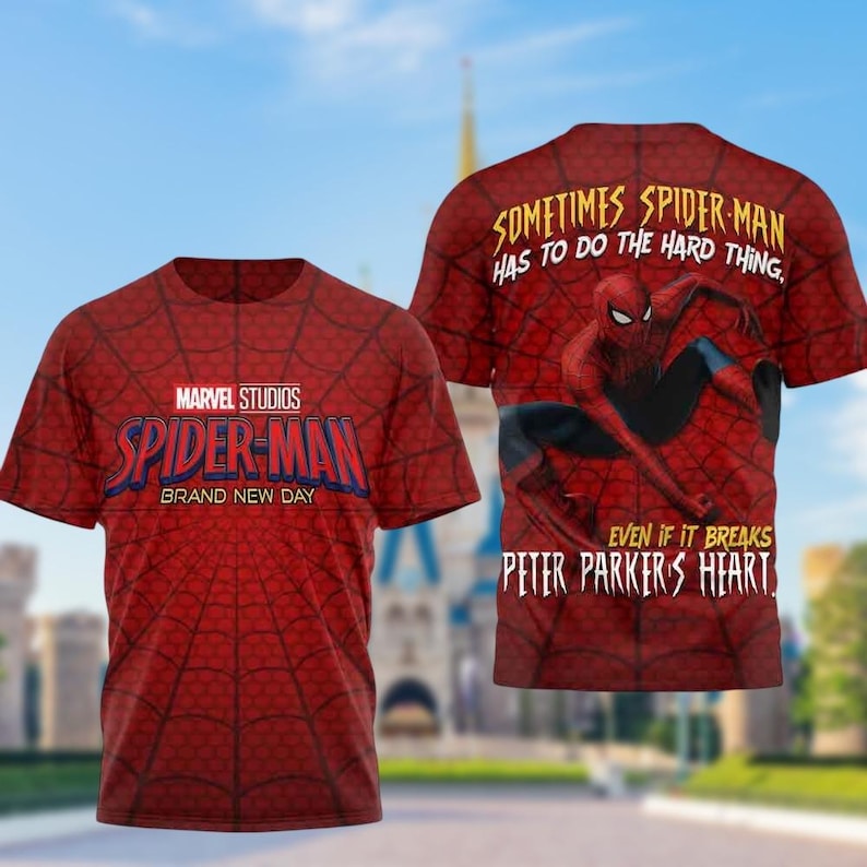 Spider Man Brand New Day 3D T-Shirt, Marvel Superhero Shirt, Spider Man Graphic Tee, Comic Hoodie, Brand New Day Sweatshirt