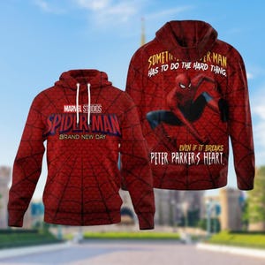 Spider Man Brand New Day 3D T-Shirt, Marvel Superhero Shirt, Spider Man Graphic Tee, Comic Hoodie, Brand New Day Sweatshirt