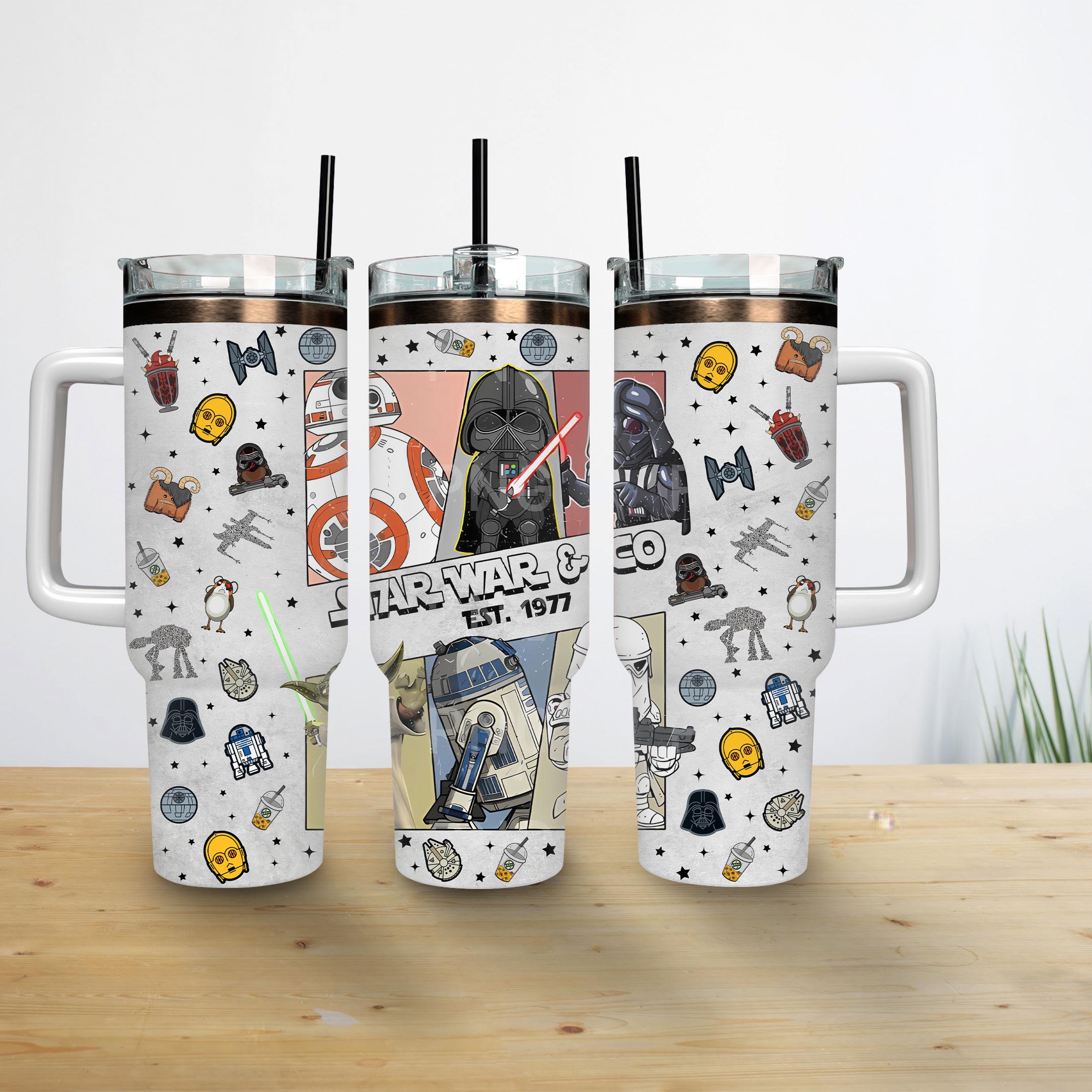 Bouteille Isotherme Star Wars Chewbacca + Fourre-tout - Acier Inoxydable, 24 Oz