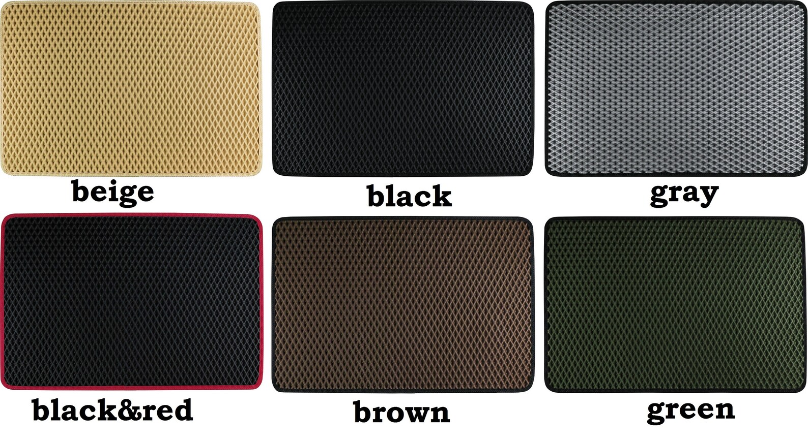 Green Geometric Abstract Door Mat main image 1
