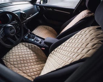 Custom Seat Covers in 15Colours, Universal Fit Car Seat Covers, Alcantara Seat Covers, Car Interior Kit,Heat Resistant & Nonslip  Seat Cover