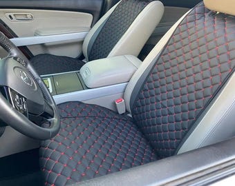 Covers for cars in 10 Colours, Perforated Eco leather, Universal Fit Car Seat Covers, Car Interior Kit, Non slip Seat Cover