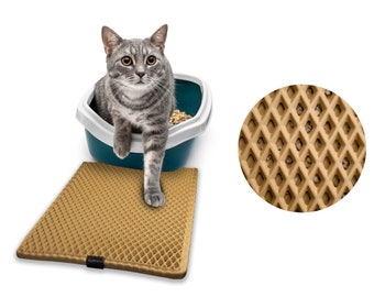 Tappetino impermeabile a doppio strato per animali domestici in 6 colori, tappetino lavabile per l'alimentazione di cani e gatti, posizionamento di piatti per cibo e acqua per cani e gatti, tappetino per cibo per animali domestici