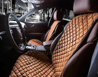 15Colours Alcantara Seat Covers, Universal Fit Car Seat Covers, Car Interior Kit, Custom Seat Covers, Heat Resistant and Nonslip Seat Cover