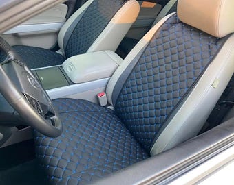 Car Seat Covers in 10 Colours, Perforated Eco leather, Universal Fit Car Seat Covers, Car Interior Kit, Custom Seat Covers