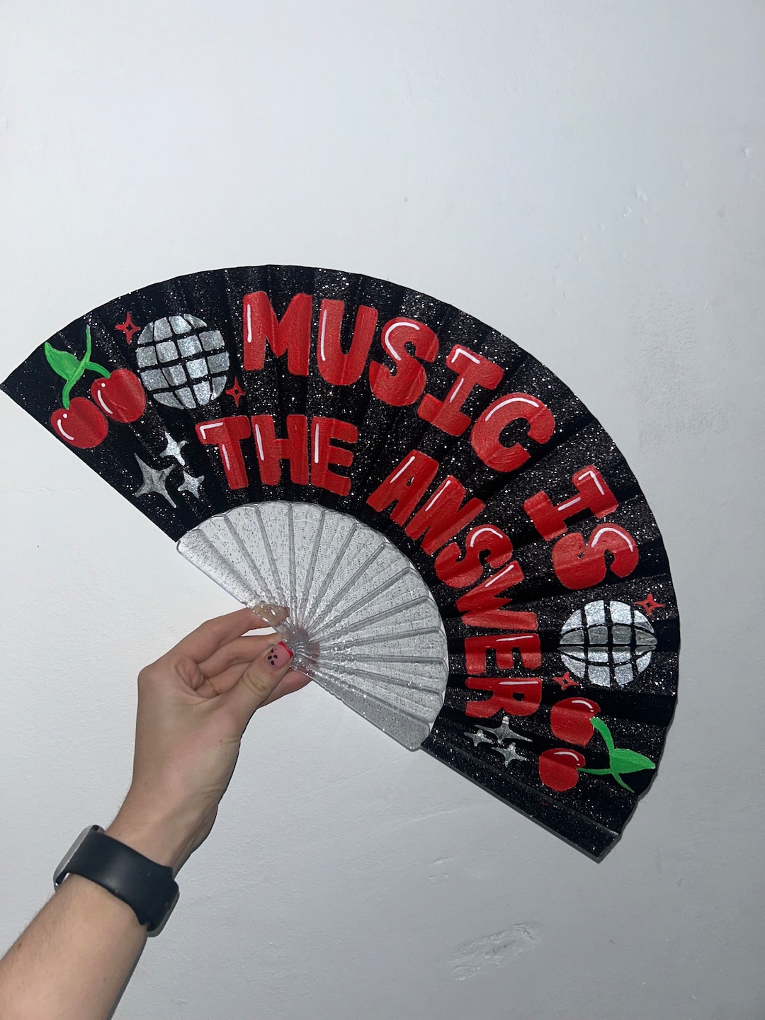 Rave Fan Vector Glitter Rave Fans - Etsy