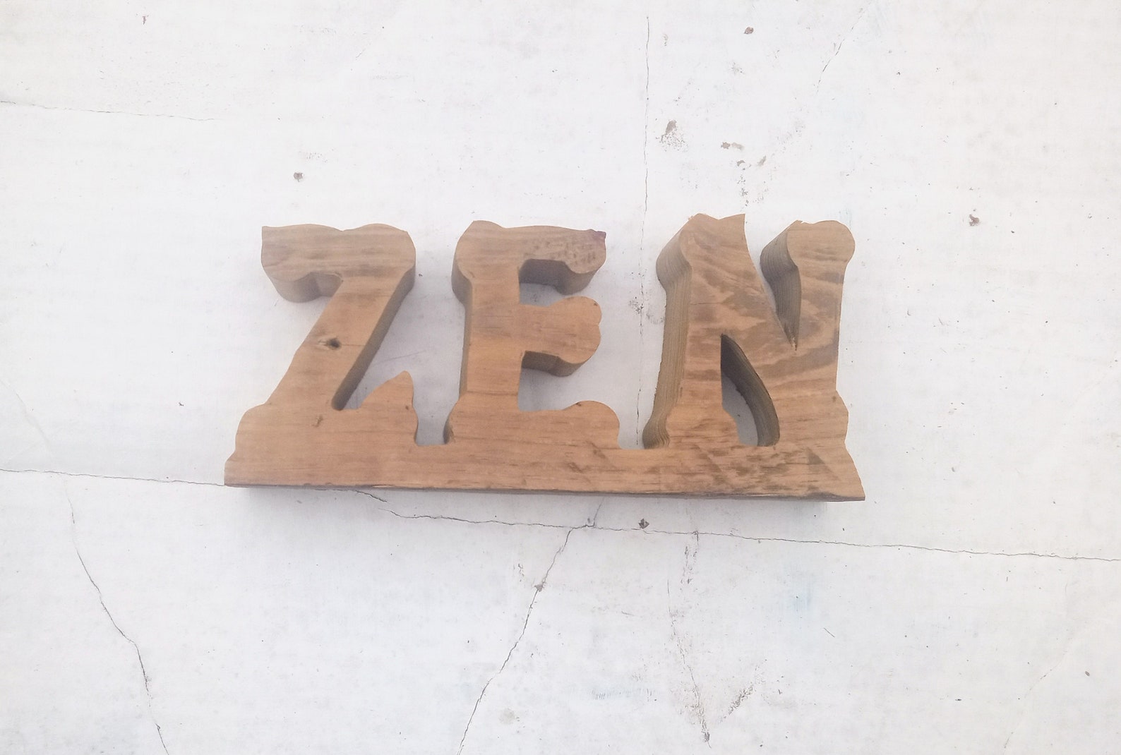 Zenisha Sign Zen Sign, Reclaimed Wood Sign, Indian Greeting, Wooden Sign, Yoga Sign ...