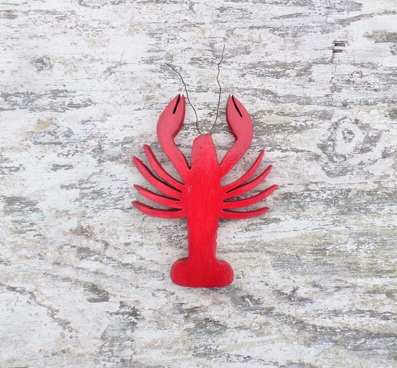 Louisiana Decor Gulf Coast Decor Wooden Crawdad Coastal Decor New Orleans Art, Wood Crawfish