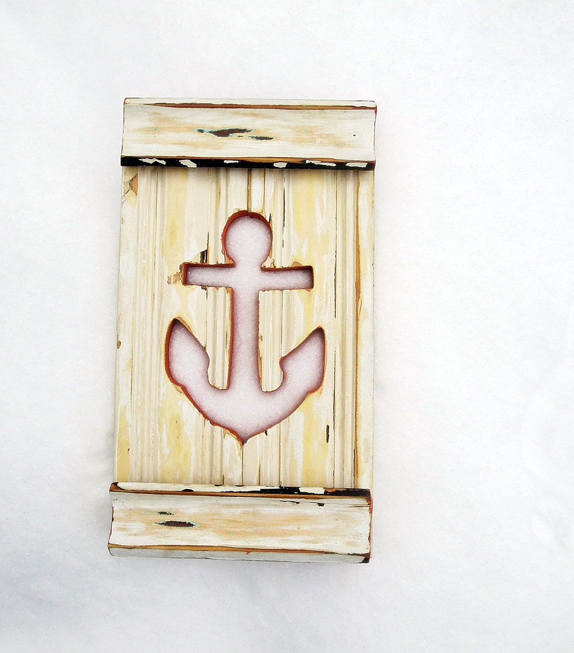 Anchor Wall Art Nautical Beach Decor Reclaimed Wood Art - Etsy