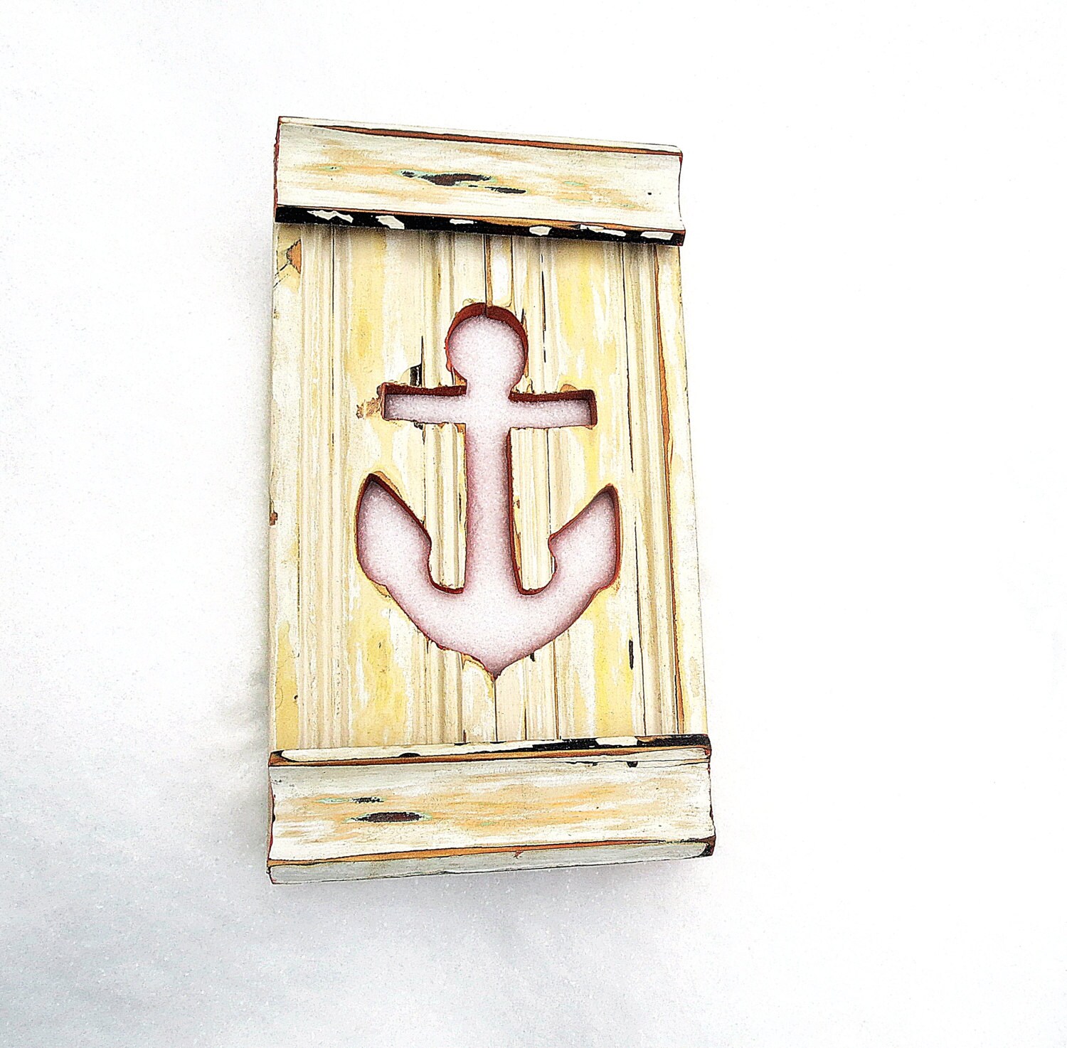 Anchor Wall Art Nautical Beach Decor Reclaimed Wood Art - Etsy