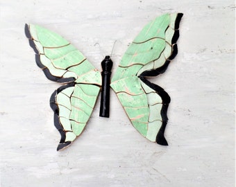 Mosaic Butterfly, Wooden Wall Art, Boho Wall Decor, Butterfly Wall Art, Bohemian Decor, Wood Butterfly, Nursery Decor, Wooden Butterfly