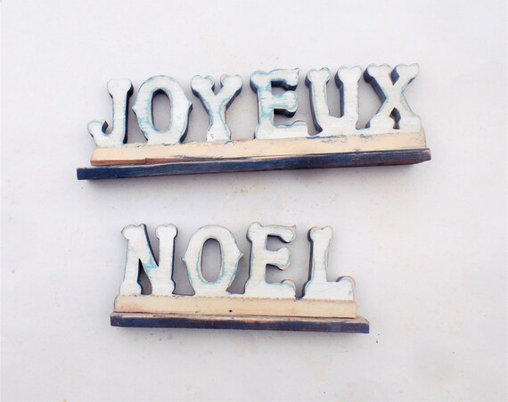 Joyeux Noel Sign Christmas Decor French Holiday Decor Etsy