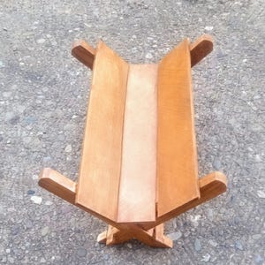 12 inch long oak manger, nativity decor, indoor or outdoor Manger, Wooden Creche, Christmas decor