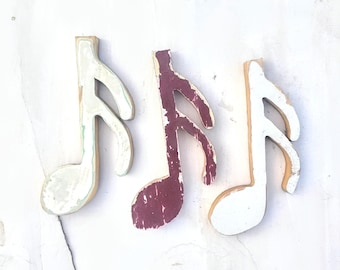 Musical Notes Wall Art, Three Sixteenth Notes, Music Decor, Music Wall Art, Girls Nursery Decor, Musical Decor, Musician Gift