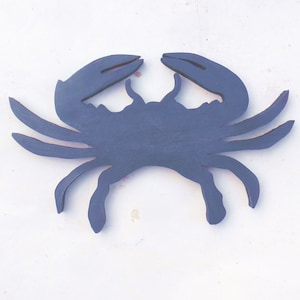 Large Blue Crab, Chesapeake Bay Decor, Maryland Wall Art, Nautical Decor, Beach House Decor, Coastal Wall Art, Seafood Restaurant Decor
