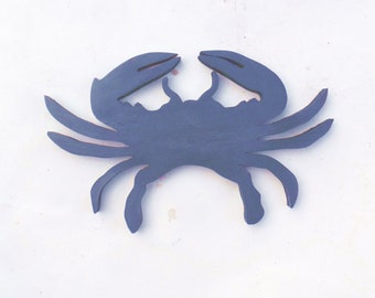 Large Blue Crab, Chesapeake Bay Decor, Maryland Wall Art, Nautical Decor, Beach House Decor, Coastal Wall Art, Seafood Restaurant Decor