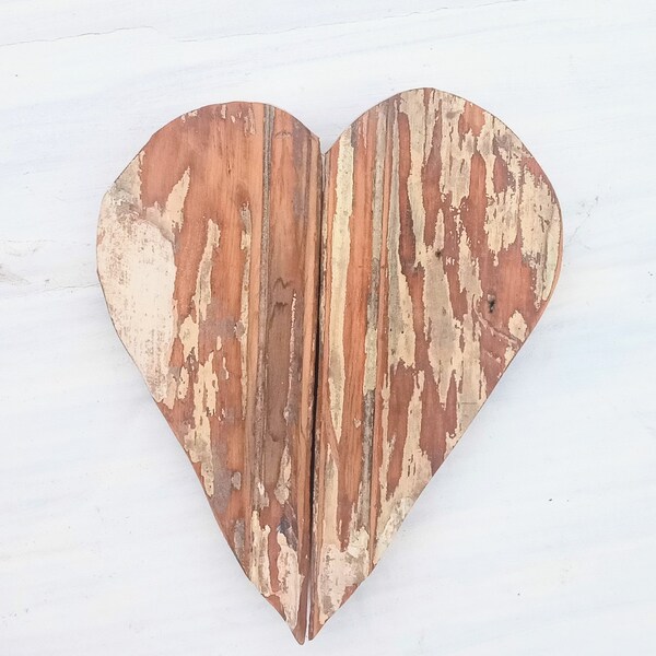 Reclaimed Wood Heart Etsy