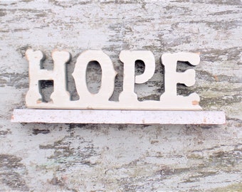 Hope Sign, Girls Name Sign, Recycled Wood Sign, Custom Name Sign, Wooden Sign, Inspirational Sign, Salvaged Wood Sign,