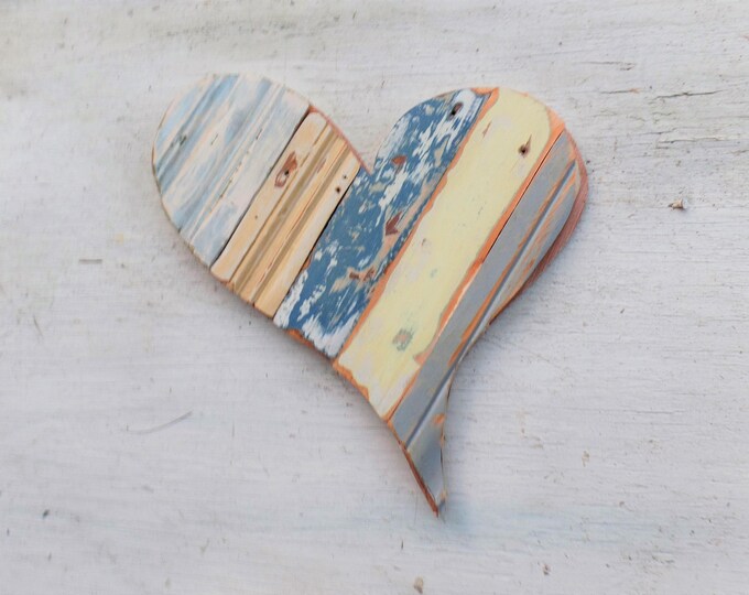Wood Wall Heart, Reclaimed Wood Heart, Nursery Decor, Boho Room Decor