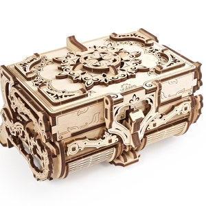 Steampunk Treasure Box: DIY Mechanical Model Kit