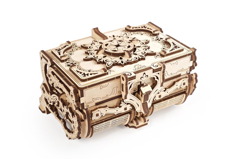 Steampunk Treasure Box: DIY Mechanical Model Kit image 1