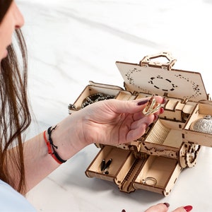 Steampunk Treasure Box: DIY Mechanical Model Kit image 3