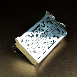 3D Metallmodell Puzzle - Perfecto Kartenetui mit Öffnungsmechanismus, Metall DIY Kit Sammlerstück, DIY Konstruktion Vintage Modell Zeit für Maschine