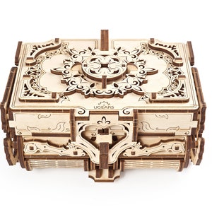 Steampunk Treasure Box: DIY Mechanical Model Kit image 2
