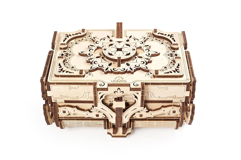 Steampunk Treasure Box: DIY Mechanical Model Kit image 2