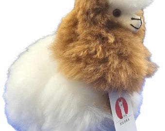 Handcrafted Baby Alpaca Plush Doll | Handmade by Peruvian Artisans | Hypoallergenic Alpaca Toy