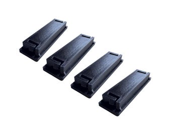 Breaker Filler Plate for Schneider Electric QO Circuit Breakers Square D, Breaker Cover Plate Compatible with Schneider, 4PCS Black