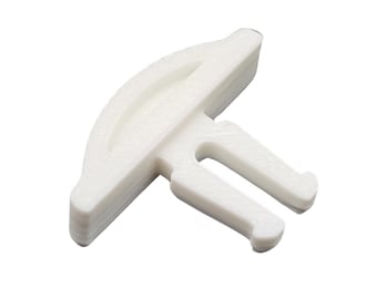 Eze Breeze Vinyl Window Button Replacement Compatible with Eze Breeze Windows (10, White)