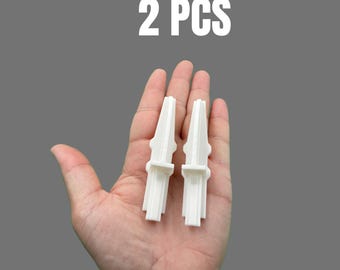 Replacement for Lasko Box Fan Feet, Anti-tip Foot Set Accessory Set of 2 Pcs (White)