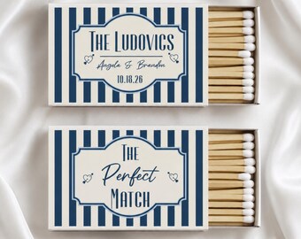 Customized Matchboxes Wedding Favors, Personalized Matchboxes, Personalized Wedding Favors, Wedding Party Favors, Custom Matchbooks