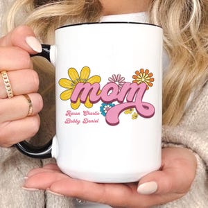 Personalized Mothers Day Mug, Mother&#39;s Day Mug Gift For Grandma, Grandma Mug, Mum Mug, Nanny Mug, Mom Mug, Mothers Day Gift (MUG-MOM1)