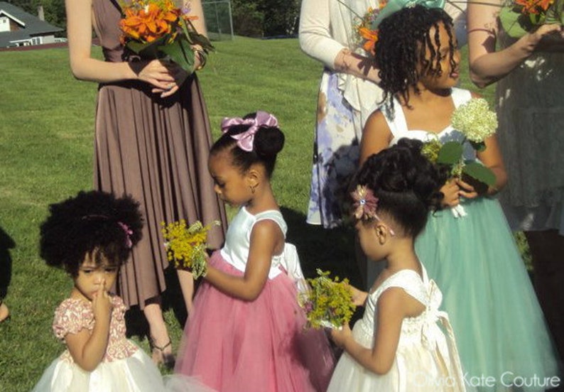 Vintage Style Flower Girl image 3