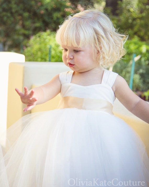 Toddler Baby Flower Girl Dresses Tulle Tutu Princess Wedding | Etsy