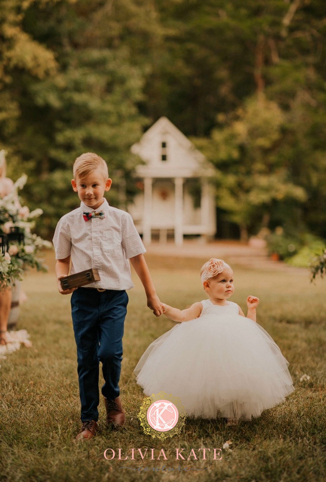 Baby Flower Girls Dress Toddler Flower Girl Dress Ankle Etsy