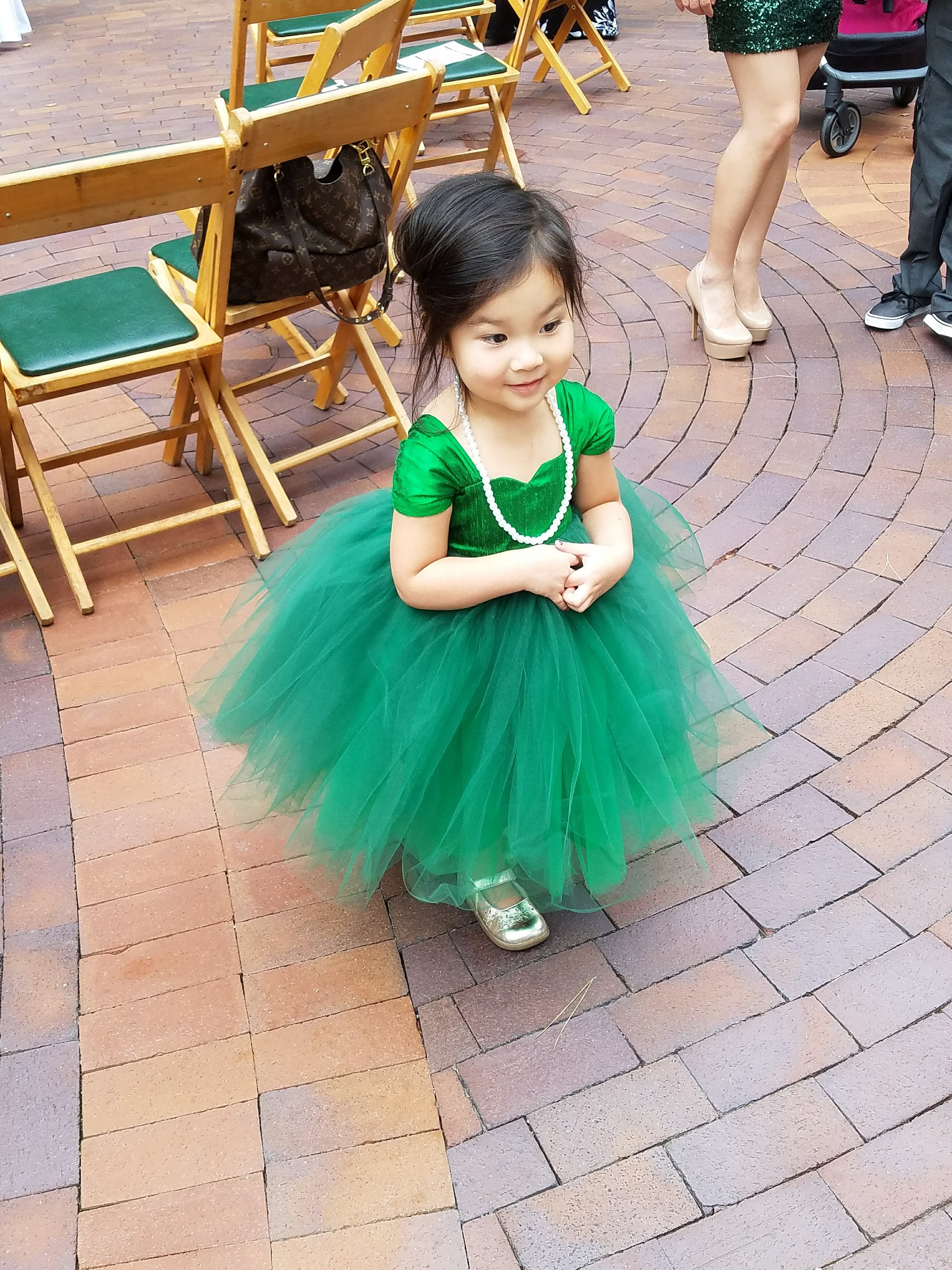 Green cheap toddler dress