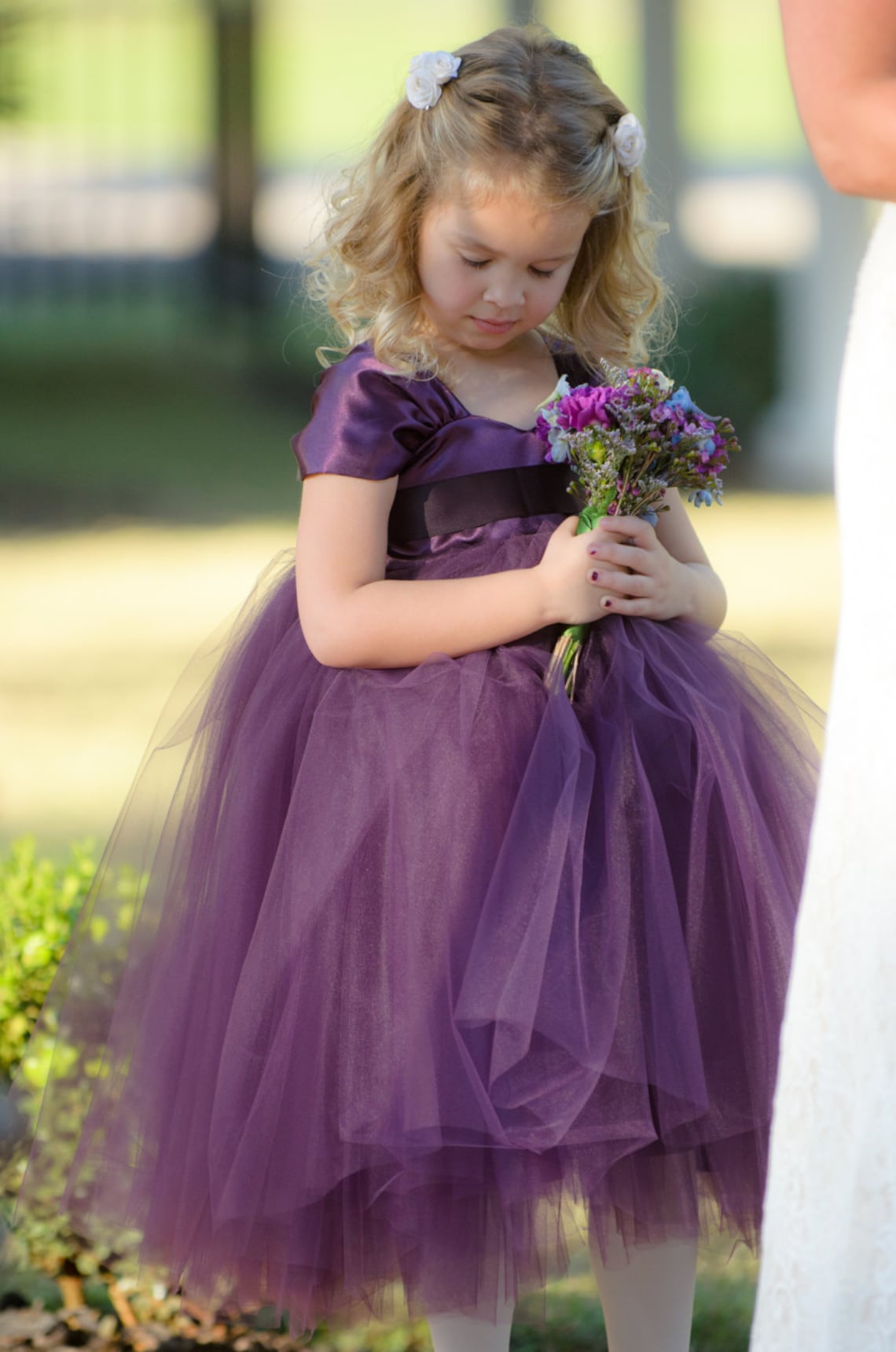 Flower Girl Dress Purple | Etsy