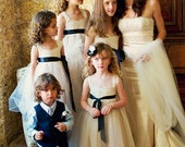 Flower Girl Dresses Champagne, Flower Girls Tulle Tutu, Wedding Dress Baby, Ivory, White, Pink, Navy, Blush, Flower Girl Princess Toddler