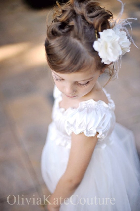 baby ivory flower girl dresses