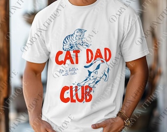 Cat Dad Club png, Funny Cat Digital, Cat Dad png, Cat Lover Gift, New Cat Dad png, Pet Parent png, Funny Cat Dad png