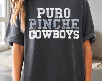 Puro Pinche Cowboys Western PNG, Cowboy Digital Download, Instant Cowboy Graphic
