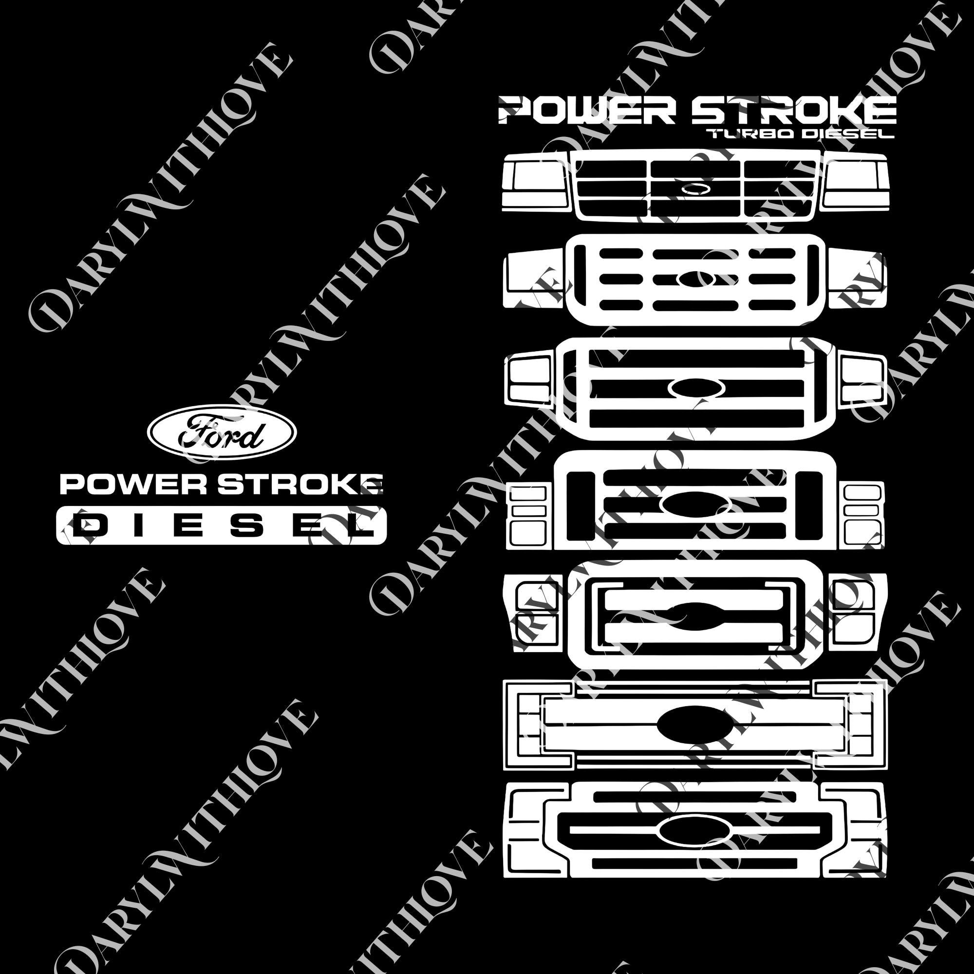 Powerstroke Art - Etsy, image size:2000x2000