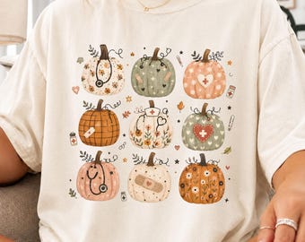 Nurse Pumpkins PNG, Autumn Medical Digital Download, Instant Download